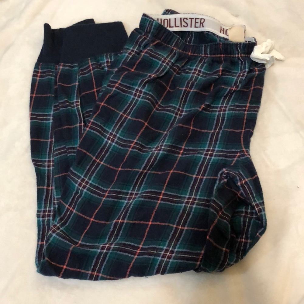 super cozy plaid pj pants. hollister